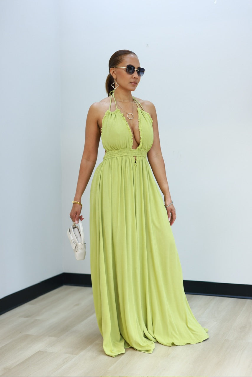 Katie Maxi Dress - Green (13)