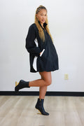 Jesi Ballon Dress - Black