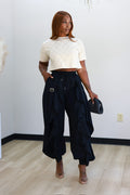 Shine Bright Crop Top - Cream