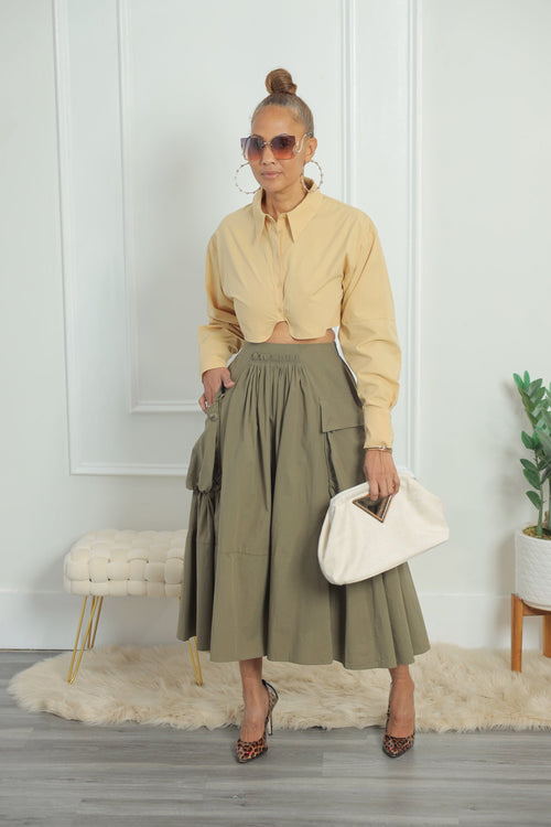 Let’s Talk Crop Shirt (003)