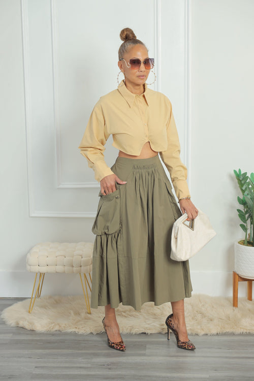 Let’s Talk Crop Shirt (003)