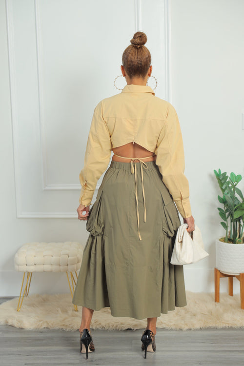 Let’s Talk Crop Shirt (003)