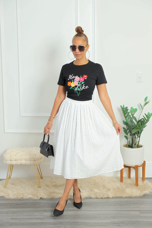 The Simple Life Skirt - White (S5)