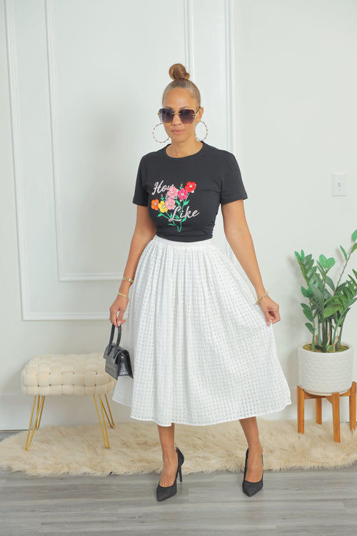The Simple Life Skirt - White (S5)
