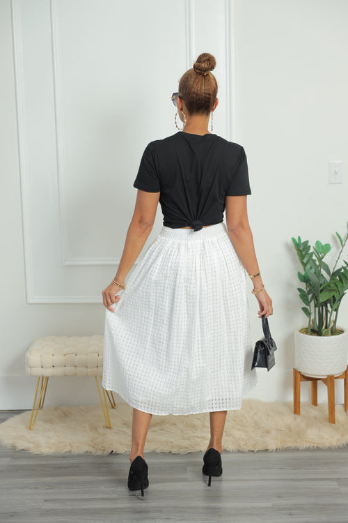 The Simple Life Skirt - White (S5)
