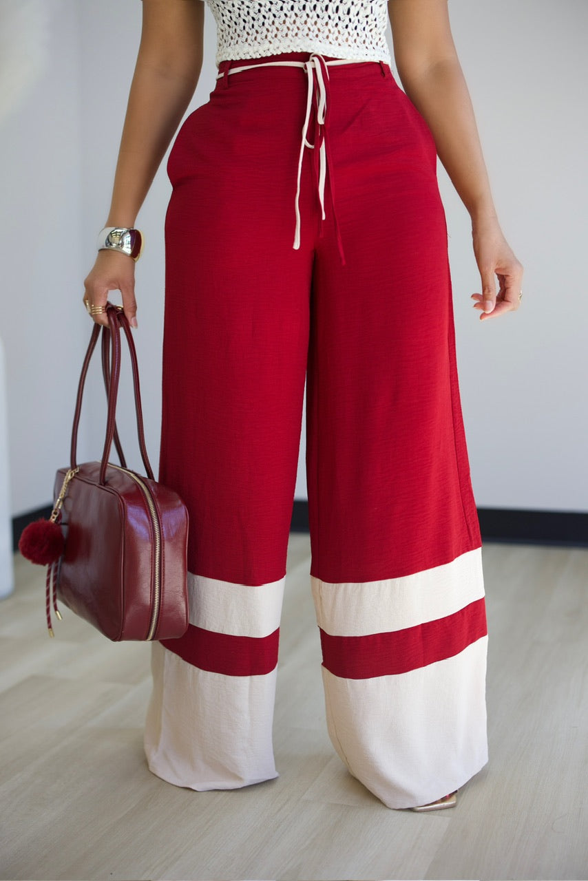 Riley Pants - Burgundy (07)