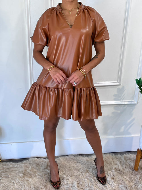 Flirty Dress - Brown (019)