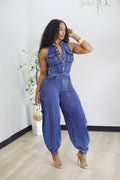 Chelsea Park Jumpsuit - Blue (40)