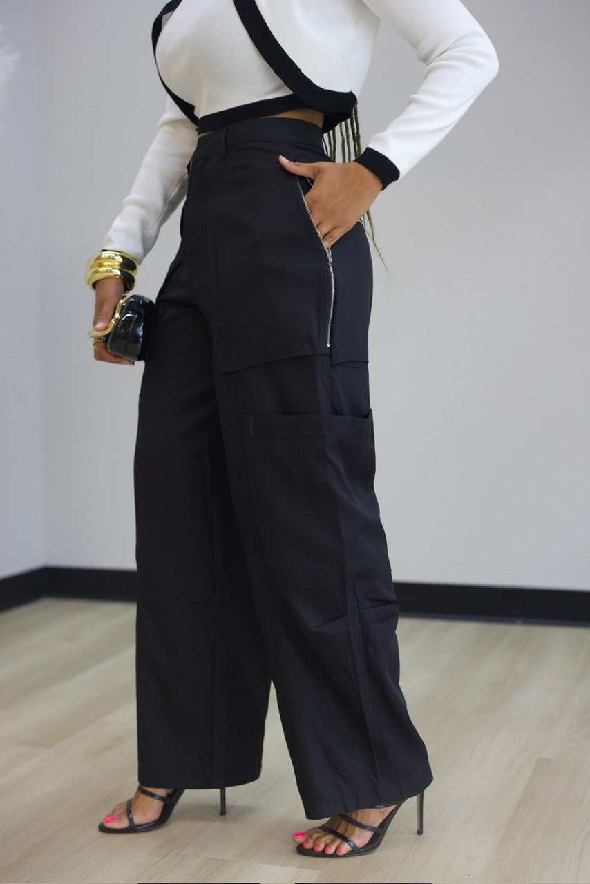 Zip Me Up Pants. - Black (16)
