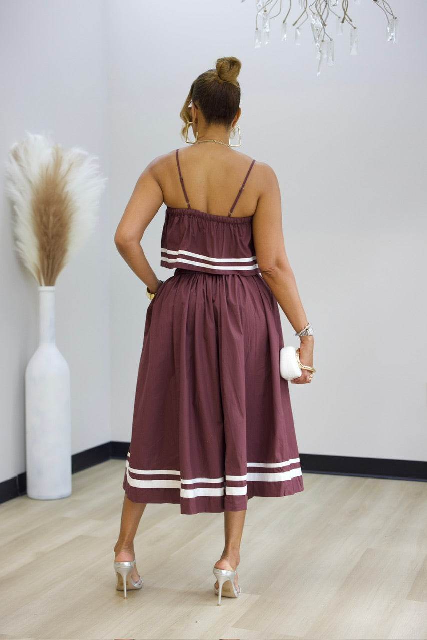 Bailey Bow Skirt Set - Brown (12)