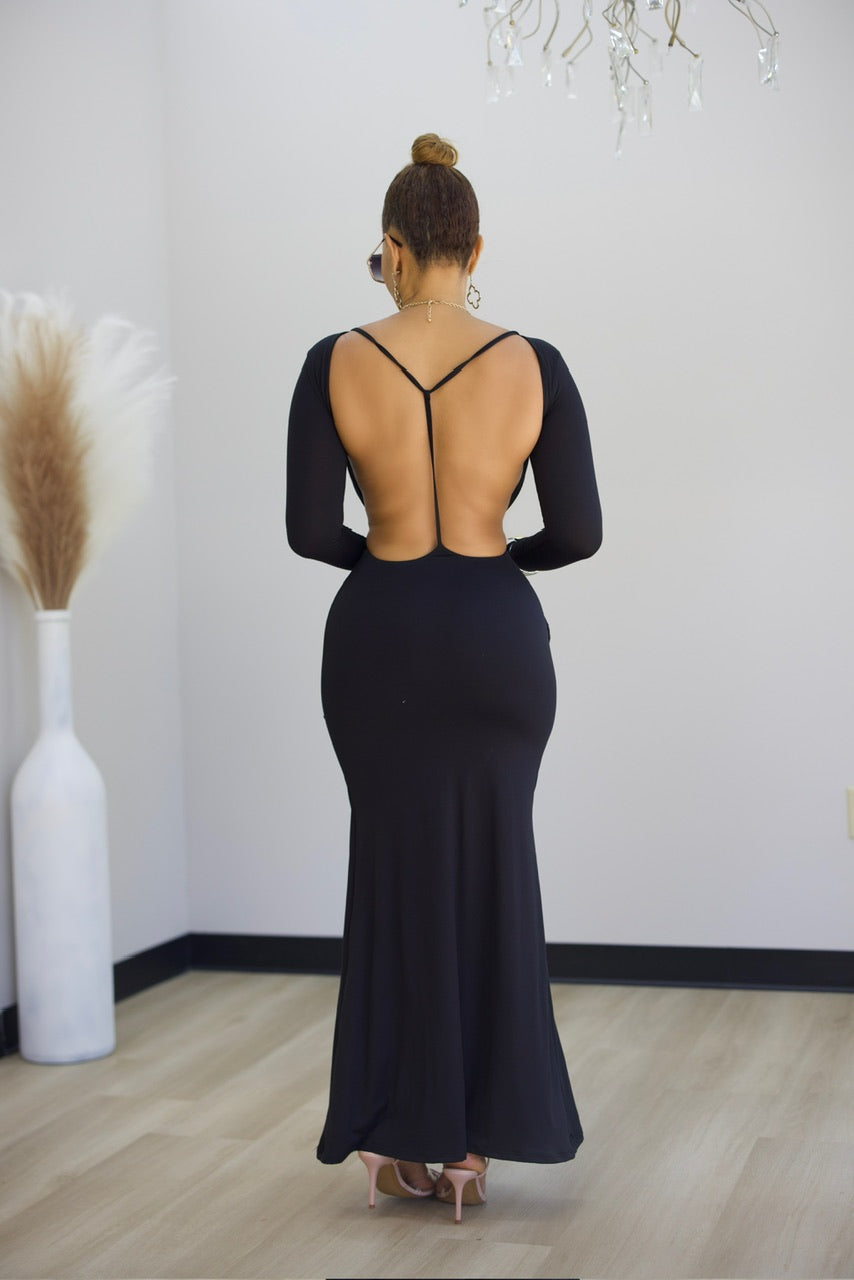 The Chastain Black Dress (23)