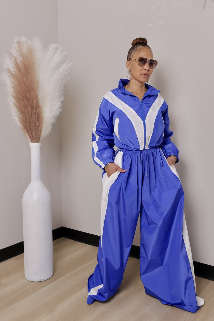 Rockland  Pant Set - Royal (F)