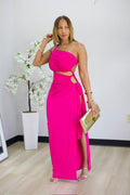 Amari Maxi Dress - Fuchsia (06)
