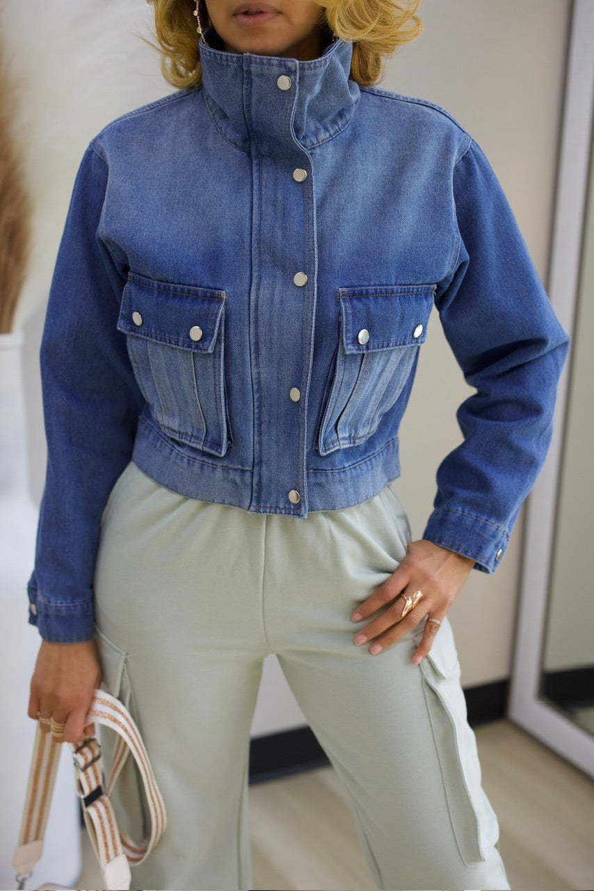 Cyn Denim Jacket - Blue (15)