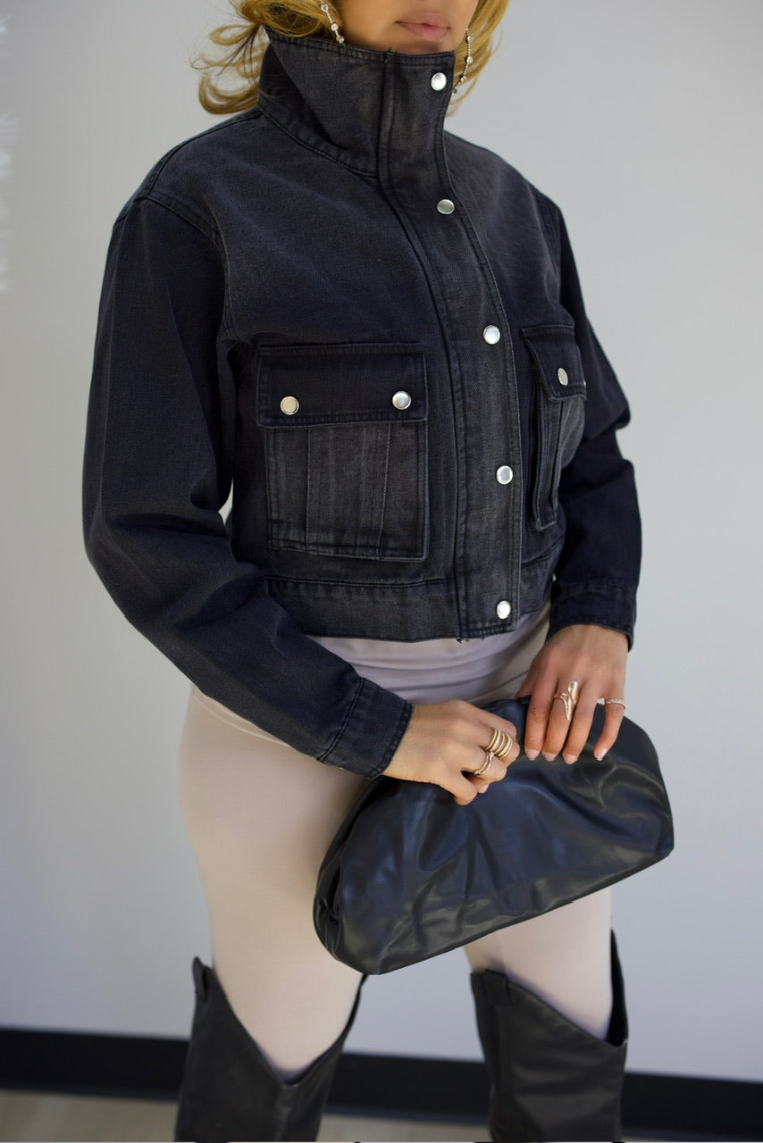 Cyn Denim Jacket - Black (17)