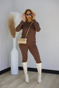 The Lounge Pant Set -Brown (32)