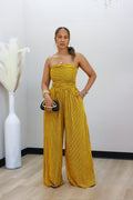 Alexia Jumpsuit - Mustard Stripe (37)