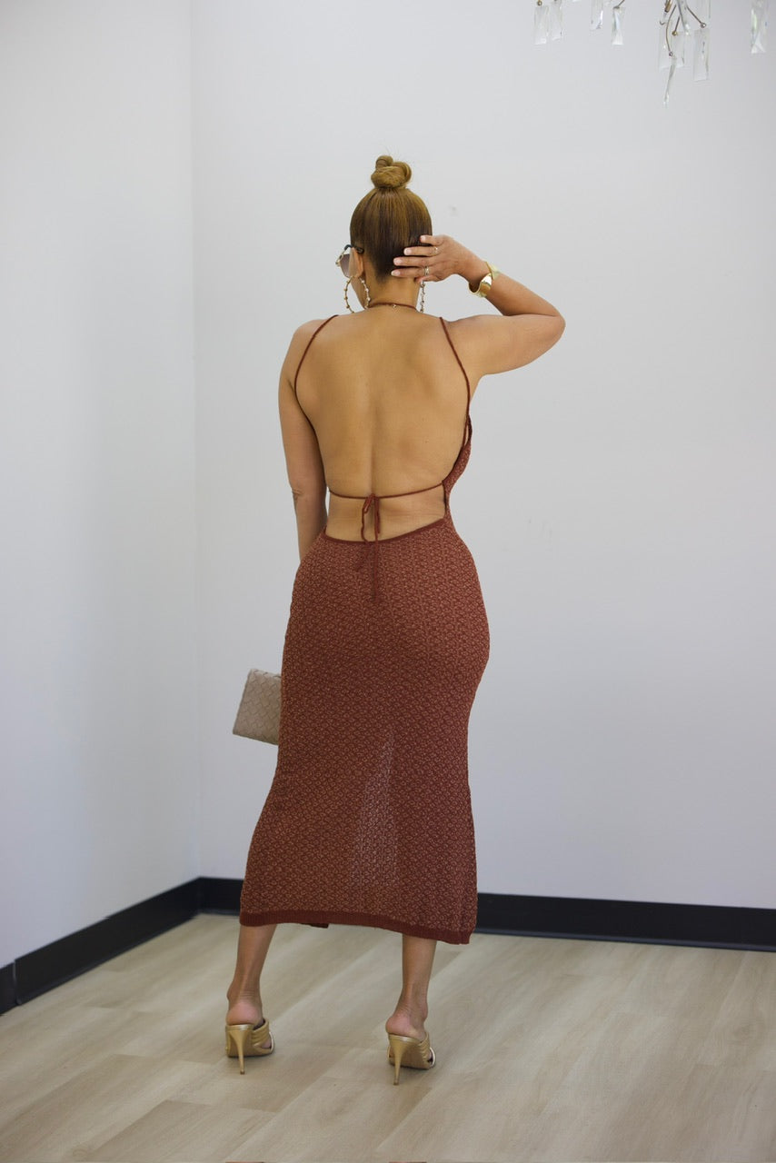 Gigi Dress - Brown (32)