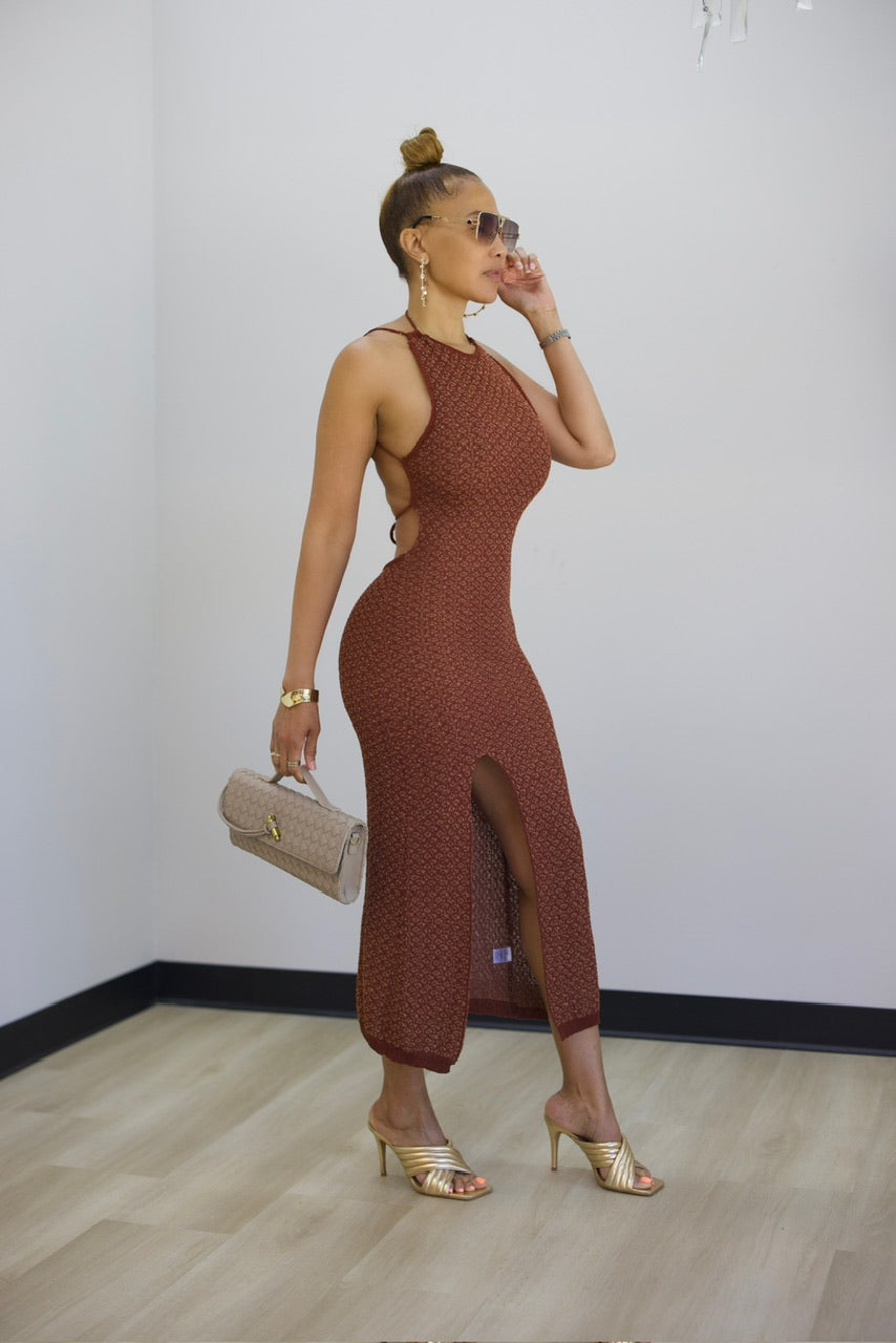 Gigi Dress - Brown (32)
