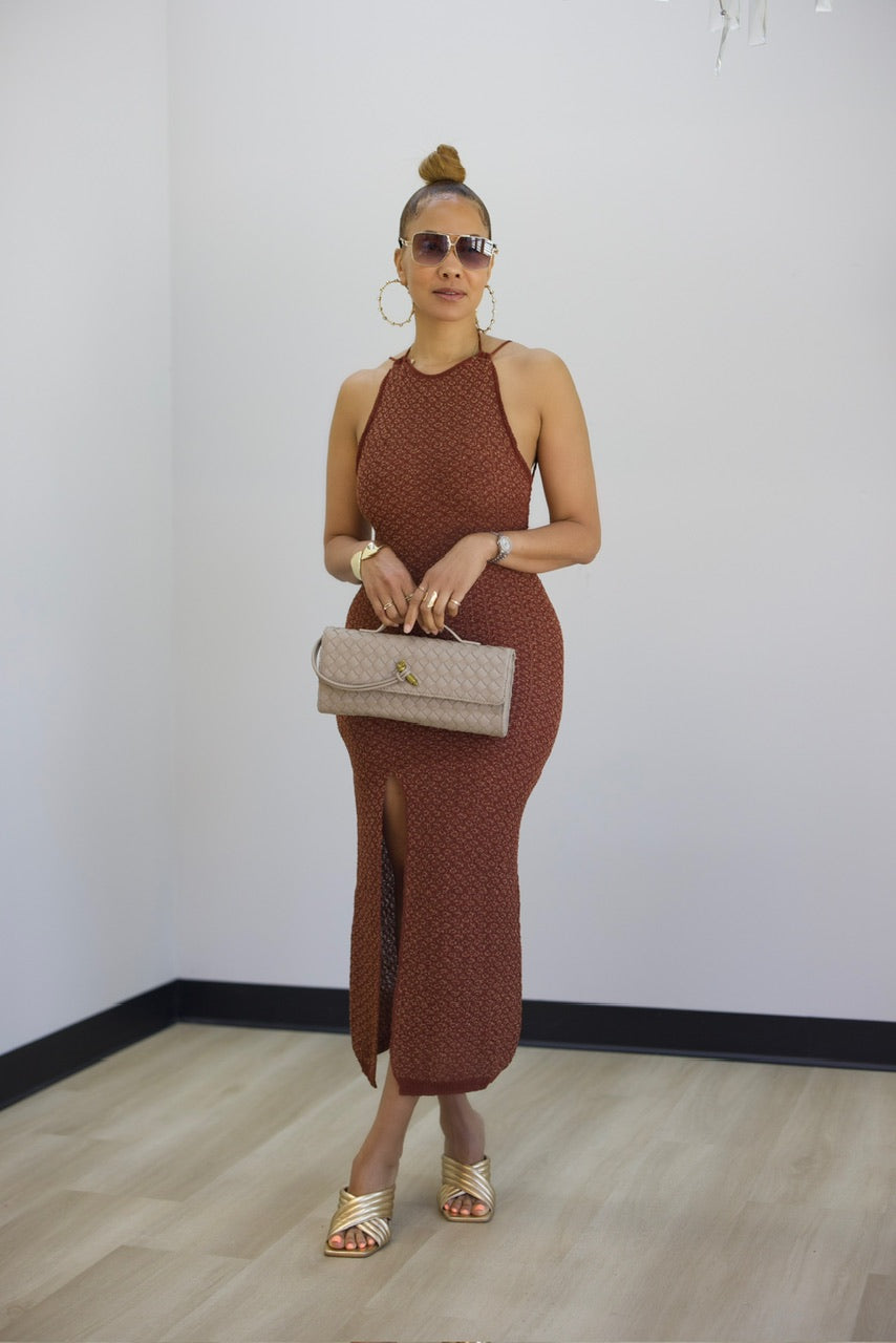Gigi Dress - Brown (32)