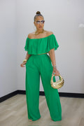 Callie Pant Set - Green (22)