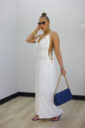 Let’s Get A Way Maxi Dress - White (03)