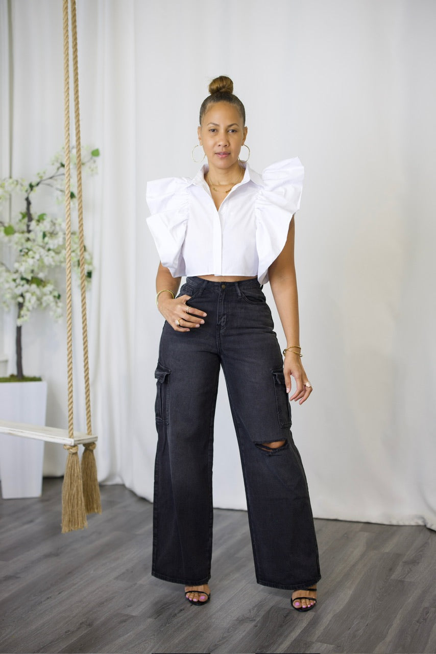 Loren Black Jeans (F)
