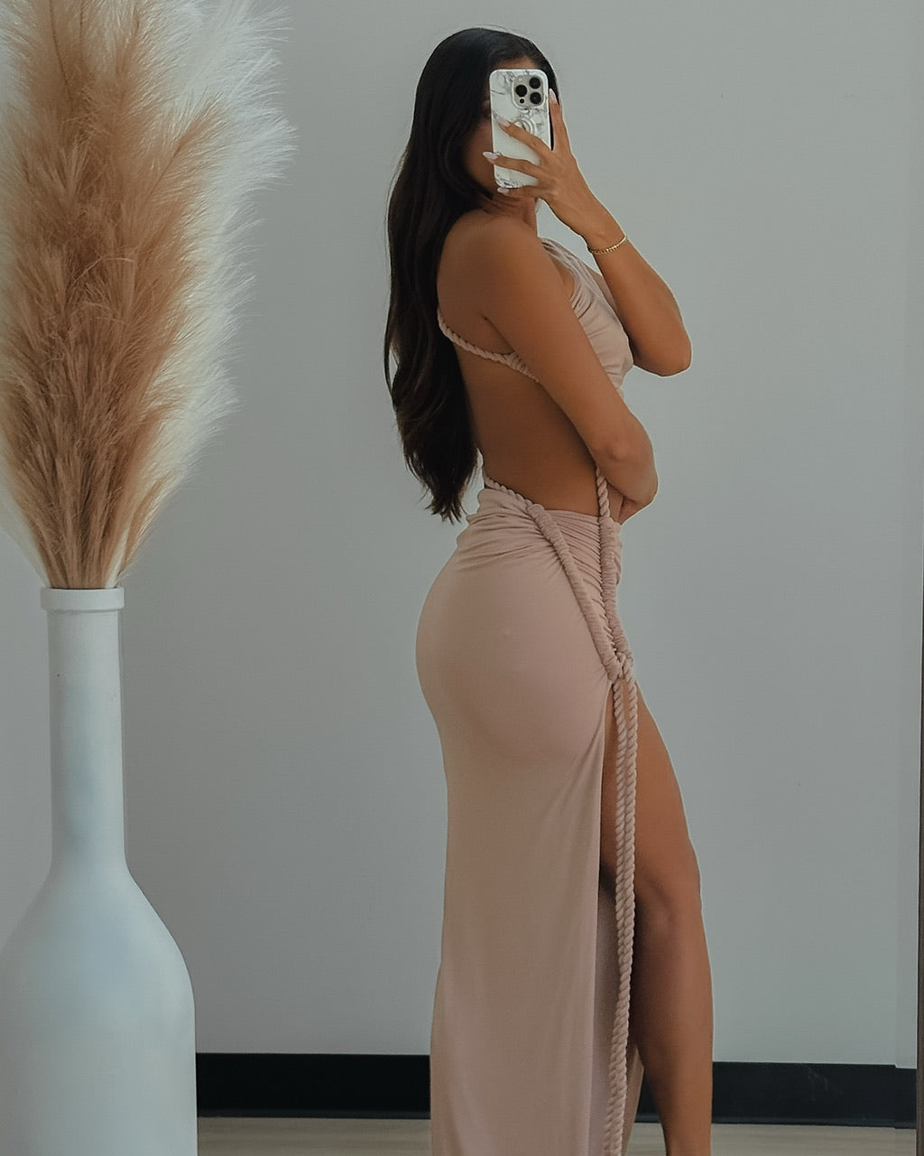 Ale’s Roped Dress - Nude (06)