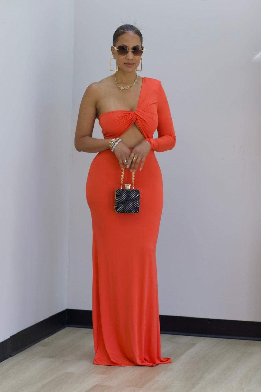 On Broadway Maxi Dress - Orange (26)
