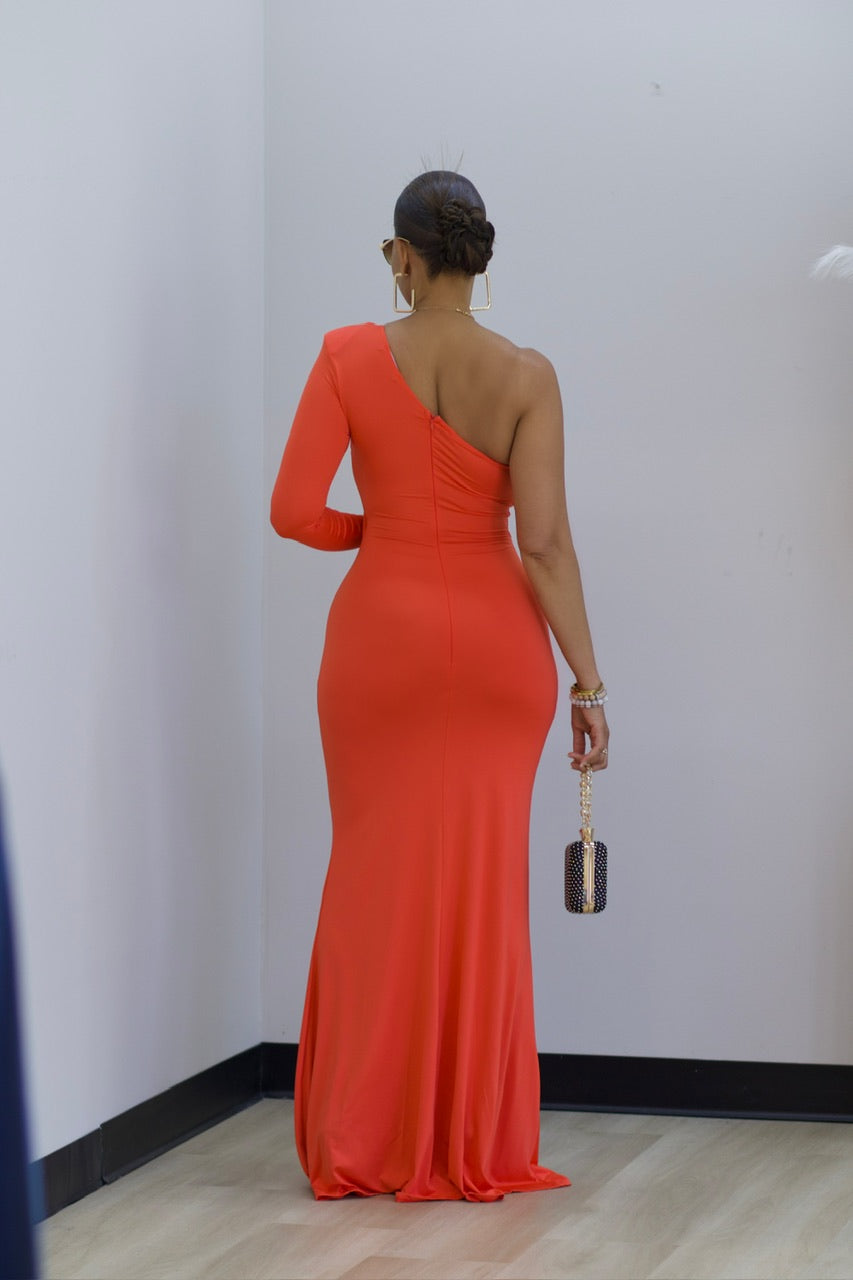 On Broadway Maxi Dress - Orange (26)