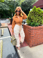 The Drip Cargo Jeans - Cream (031)