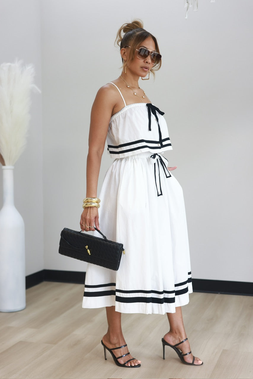 Bailey Bow Skirt Set - White (25)