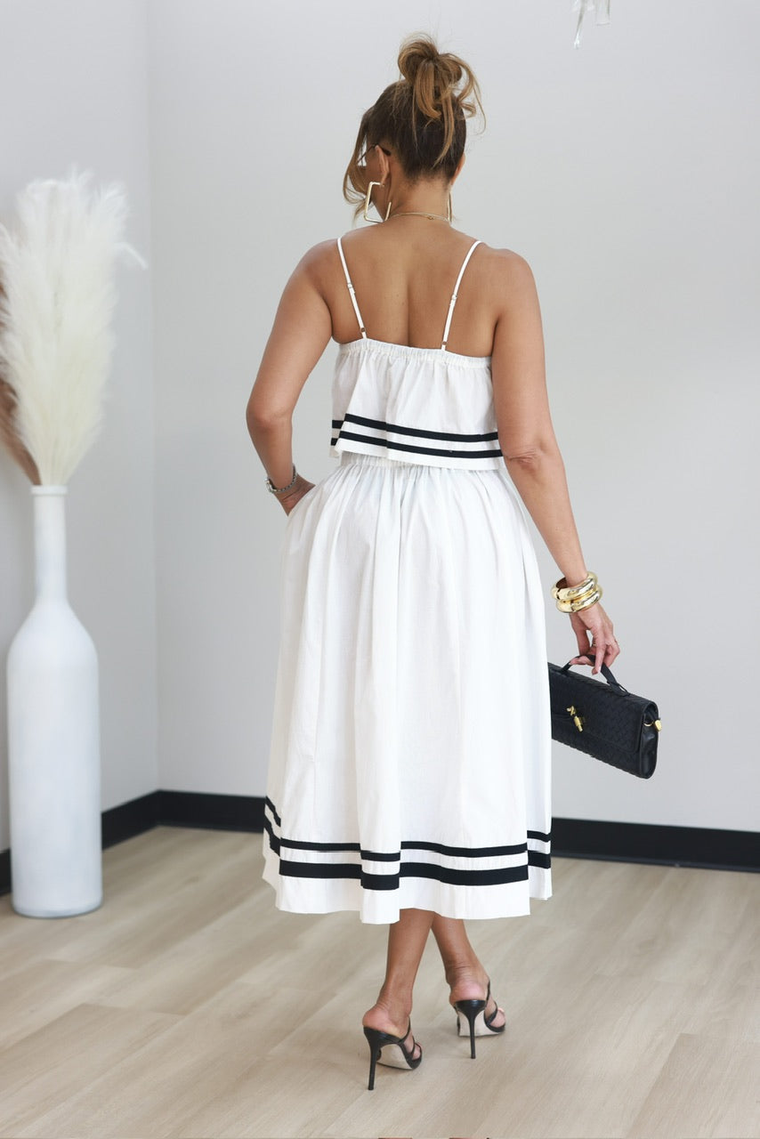 Bailey Bow Skirt Set - White (25)