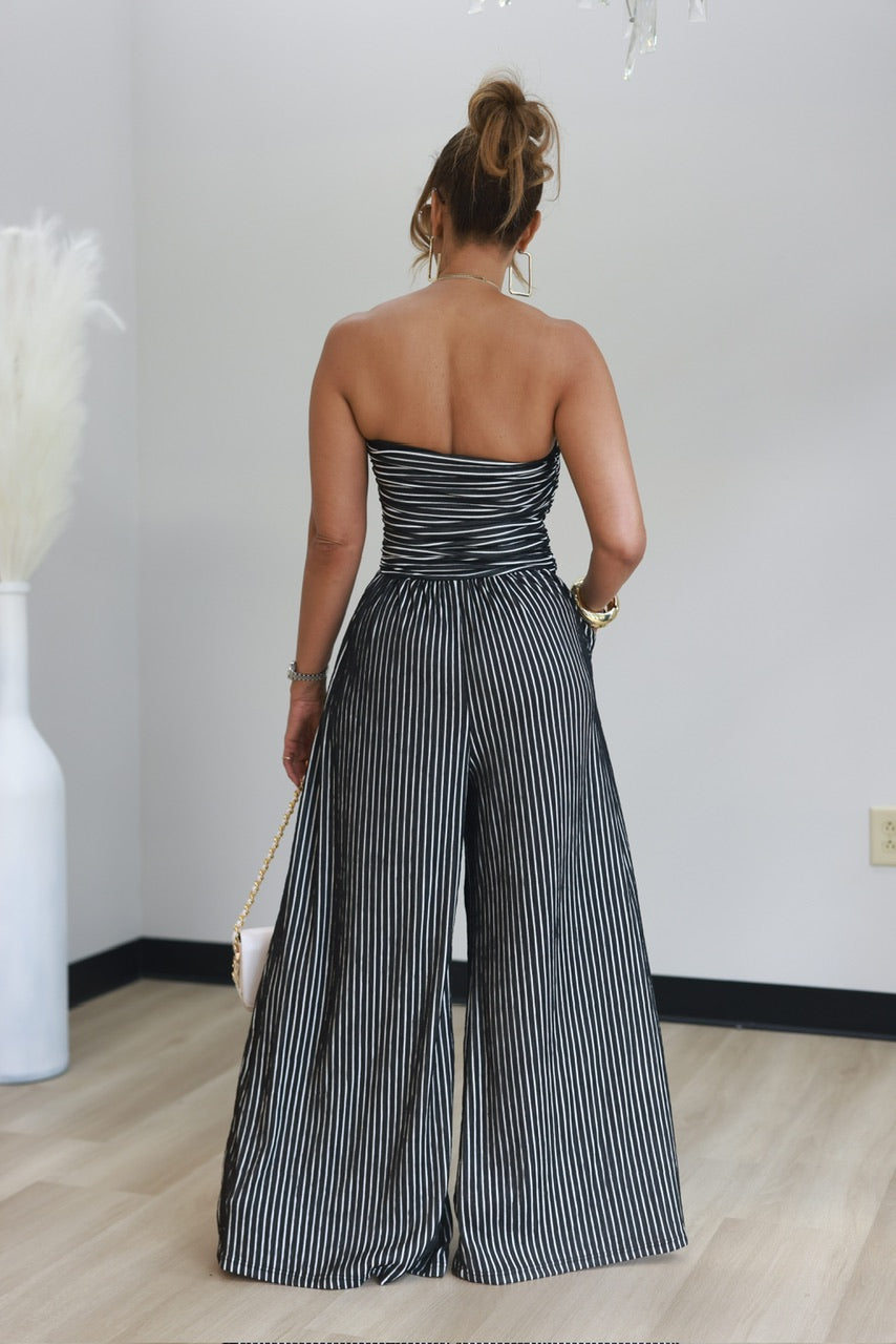 Alexia Jumpsuit - Black Stripe (39)