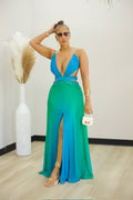 Skylar Maxi Dress - Blue