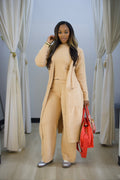 Libby 3pc Pant Set - Camel (F)