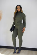 Feel Good Pant Set - Olive (09)