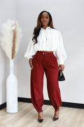 Ellie Pants - Burgundy (10)