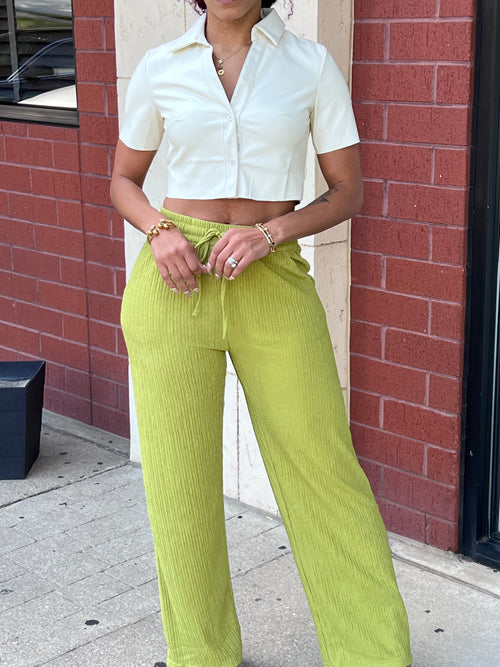 Natalia Pants - Lime (033)