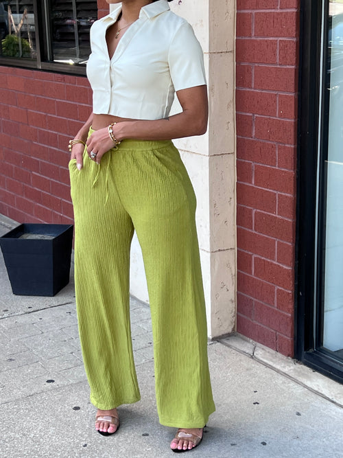 Natalia Pants - Lime (033)