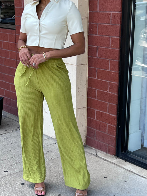 Natalia Pants - Lime (033)