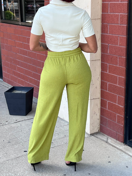 Natalia Pants - Lime (033)