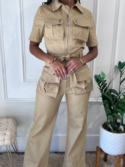 Safari Cargo Jumpsuit (013)