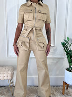 Safari Cargo Jumpsuit (013)