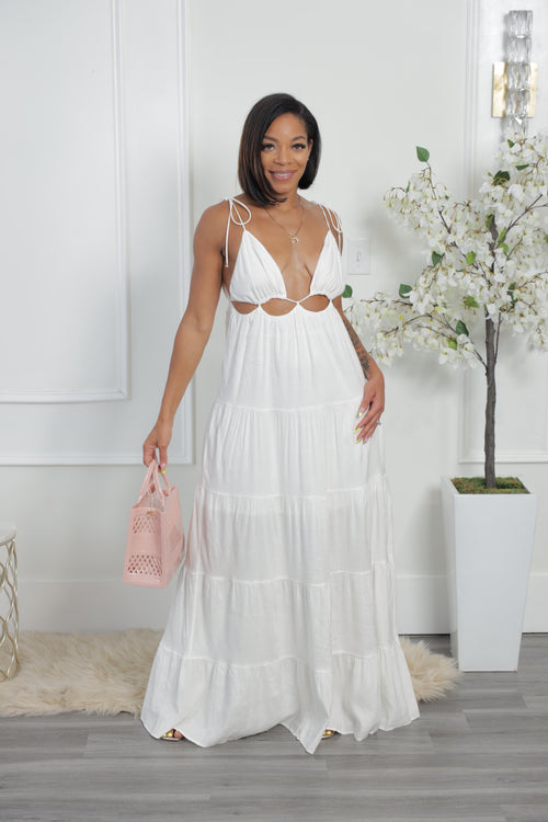 Jocelyn Maxi Dress - White (F1)