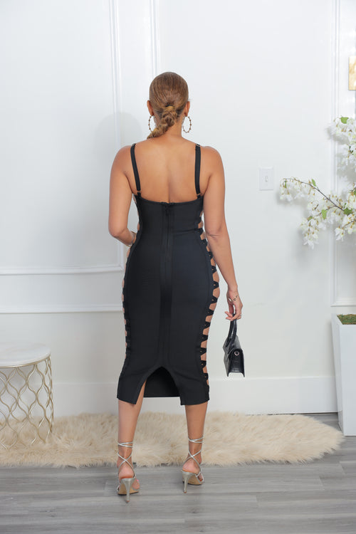 Ok To Stare Bandage Dress (034)