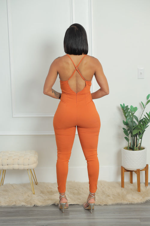 Bianca Jumpsuit - Rust (001)
