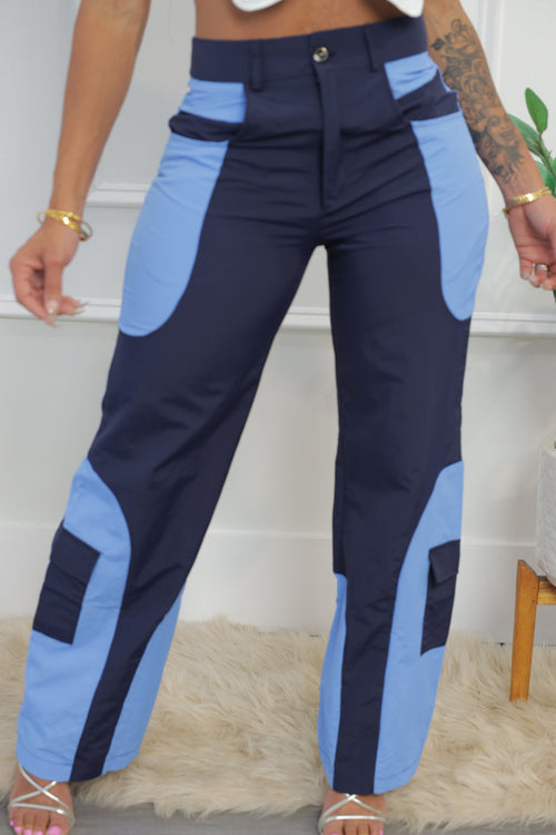 Blocked & Blue Pants (017)