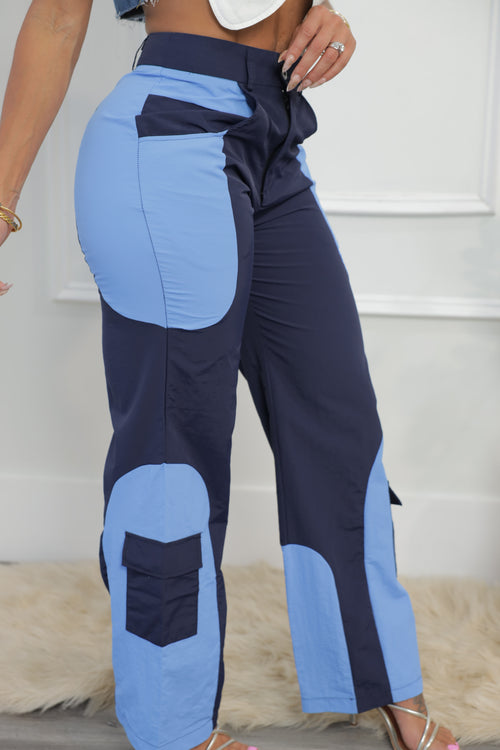 Blocked & Blue Pants (017)