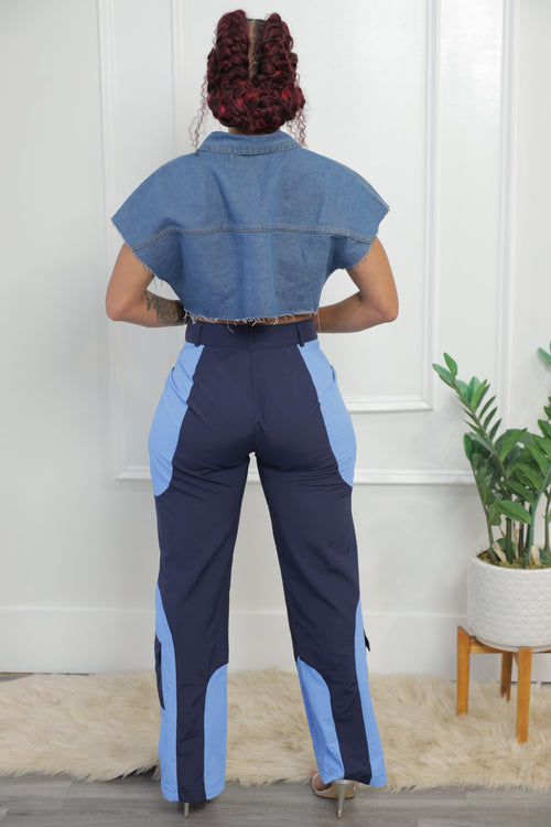 Blocked & Blue Pants (017)